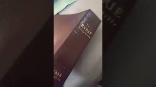 Ryrie Study Bible NASB Genuine Leather Review [upl. by Ataliah660]