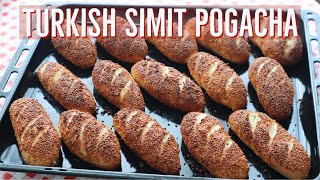 Turkish Simit Pogacha Poğaça amp Cheese Filling [upl. by Godewyn]