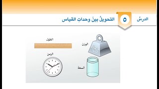 درس التحويل بين وحدات القياس  حل التدريبات الصف الرابع الرياضيات الوحدة العاشرة الدرس الخامس [upl. by Mike]