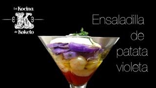 Ensaladilla de patata violeta koketo [upl. by Casabonne]