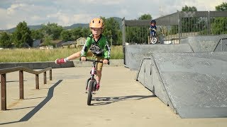 Striders toddlers on bikes with no pedals inventing tricks [upl. by Caylor]