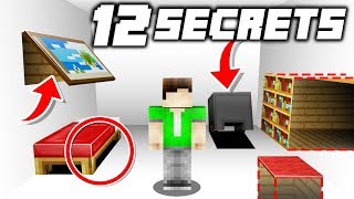 12 Secret Rooms in ONE Minecraft House [upl. by Gal]