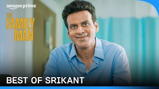 Best of Srikant ft Manoj Bajpayee  The Family Man  Prime Video India [upl. by Nehgam]