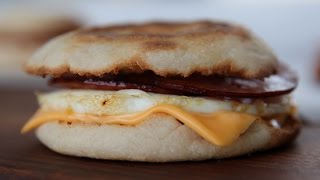 Make a Perfect Egg McMuffin at Home  Get the Dish [upl. by Paule]