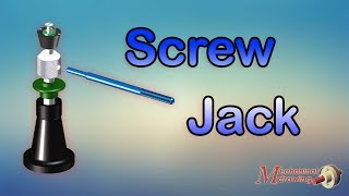 Screw Jack Animation [upl. by Eciruam]