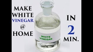 HOW TO MAKE WHITE VINEGAR AT HOMEWHITE VINEGAR IN ENGLISHSAFED SIRKA IN ENGLISH [upl. by Hemingway]