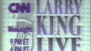 1990 CNN quotLarry King Livequot commercials [upl. by Kimbell]