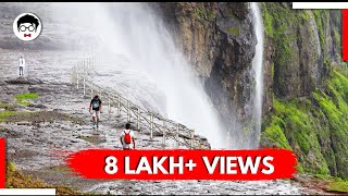 Naneghat  Reverse Waterfall  Reverse waterfall near Pune  Thelocalguide [upl. by Keelby301]