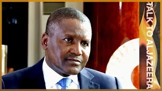 Aliko Dangote Africas richest man  Talk to Al Jazeera [upl. by Richlad]