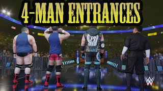 WWE 2K23  How to set a 4Man Entrance [upl. by Nick]