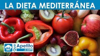 Dieta Mediterránea Qué es Beneficios Pros y Contras  QueApetito [upl. by Edgardo]