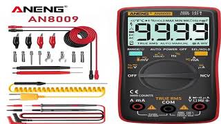 ANENG AN8009 Digital Multimeter Transistor Testers Capacitor TrueRMS Tester Aut [upl. by Bacon]