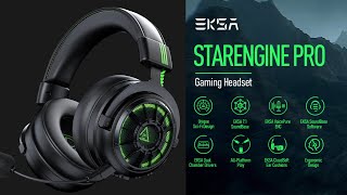 EKSA StarEngine Pro Gaming Headset Unboxing  First Impression [upl. by Rodriguez]