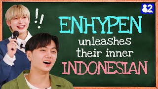 ENHYPEN Sounds Just Like Your Indonesian Crush  Tongue Twister [upl. by Oibirot733]