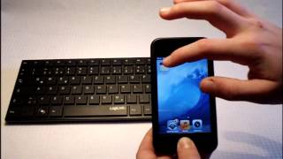 Test Logilink Bluetooth Wireless Slim Tastatur [upl. by Einohpets]