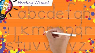 Writing Colorful A Z Lowercase Letters in Interactive Writing WIzard [upl. by Siskind920]