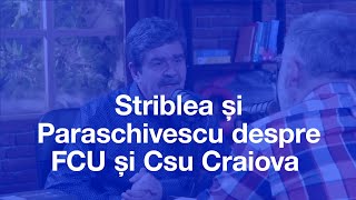 Cătălin Striblea și Radu Paraschivescu vorbesc despre FCU Craiova și CSU [upl. by Aneele]