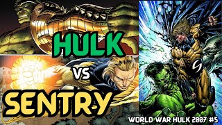 Sentry vs Hulk SMASH amp TRUTH Reveal at the END  World War Hulk Comic Part 5 The End [upl. by Inna]