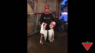 CCM Hockey Pads and Glove Set reviewed by Holly [upl. by France]