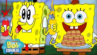 Bob Esponja COCINANDO durante 60 minutos 🔥  Bob Esponja en Español [upl. by Angeline]