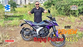 Bajaj Pulsar N125  1st Ride Review amp Experience  Track amp Highway Test [upl. by Lytle]