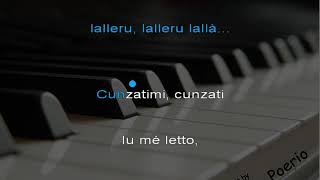 VITTI NA CROZZA  karaoke con guida al canto [upl. by Kyd]