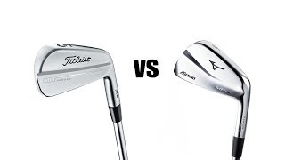 Titleist 714 MB Vs Mizuno MP4 Irons Comparison and Review [upl. by Yhtrod522]