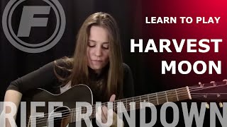 Learn to play Harvest Moon  Neil Young [upl. by Aserat151]