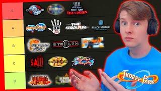 THORPE PARK TIER LIST [upl. by Beckman]