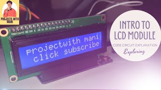 Arduino LCD I2C  Tutorial with Arduino Uno [upl. by Georgianna]