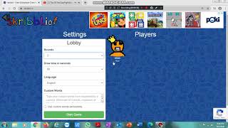 How to add friends in skribblio game [upl. by Dnalrah]