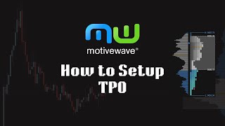 Motivewave How to Setup TPO [upl. by Pardew]