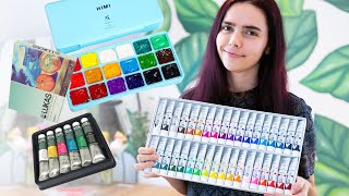 Best Gouache Brands for Beginners and Artists  Comparison 🎨 [upl. by Leiad390]