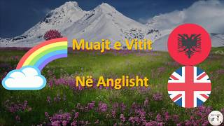 Muajt e Vitit ne Anglisht  English Teaching [upl. by Ynnep]