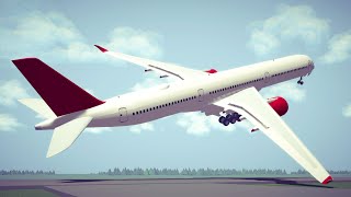 Airplanes Take Off Fails amp Crashes 6  Besiege [upl. by Aden]