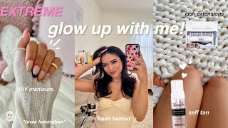 24 hour GLOW UP WITH ME transformation✨ becoming THAT girl [upl. by Hotze]