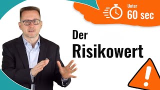 Der Risikowert – ultrakurz erklärt shorts [upl. by Aicilav]