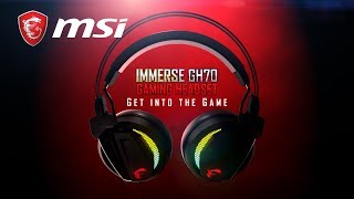 What you should know MSI Immerse GH70 Gaming Headset [upl. by Rizas852]