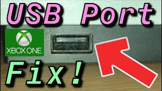 Xbox One How to Fix USB Port Without opening EASY NEW [upl. by Eneg461]