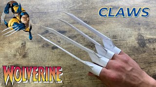 WOLVERINE CLAWS ORIGAMI EASY TUTORIAL  DIY ORIGAMI PAPER CLAWS WOLVERINE WEAPON CRAFTING XMEN ART [upl. by Oivatco]