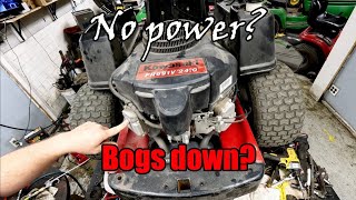 Unleashing Power in Your Zero Turn Mower Diagnosing and Fixing Loss of Power amp Bogging Issues [upl. by Eta]