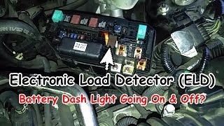 Battery Dash Light On amp Off Honda Electronic Load Detector Malfunction [upl. by Pik]