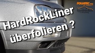 Sprühfolie Anleitung FOLIATECcom HardRockLiner in Carbon Silber foliert [upl. by Buskus165]