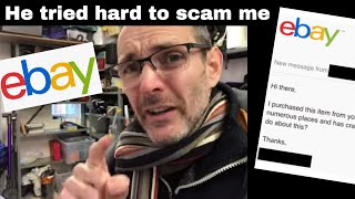 Watch how this EBAY BUYER TRIES TO SCAM ME [upl. by Sisenej]