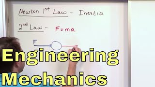 01  Review Of Newtons Laws Learn Engineering Mechanics Statics [upl. by Laband]