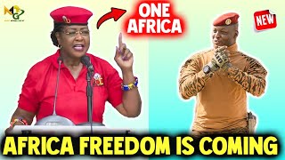 Dr Arikana Powerful Revolutionary Speech on front of Captain Traore Shocks the World [upl. by Skolnik]