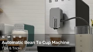 How to Make Coffee on your Bean to Cup Machine  Smeg BCC13 [upl. by Clein]