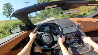 2022 Jaguar F Type R AWD  POV Mountain Drive Exhaust Audio [upl. by Adas]