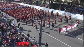 The Tournament of Roses Salvation Army Band  2019 Pasadena Rose Parade [upl. by Weidman]