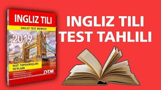 Dtm ingliz test tahlili javoblari bilan ozbek tilida [upl. by Lemuela]